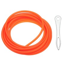 Latex Rubber Tubing, 1/8" 3mm ID 9/32" 7mm OD, Orange 3070