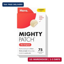 Hero Cosmetics Original Nighttime Acne Pimple Patches, 75 Ct 1 Hydrocolloid A