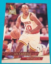 1993 Ultra    DPK, RC #254 Sam Cassell Houston Rockets Basketball Card Z5