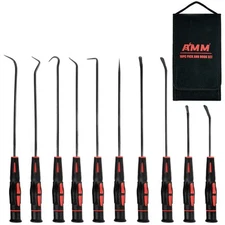 10PCS Pick and Hook Set Precision Automotive Hook Set Car Auto Oil Seal/O-Rin...