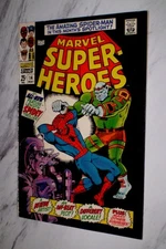 Marvel Super-Heroes #14 Mid-grade 1968 Amazing Spider-man SIGNED by BILL EVERETT