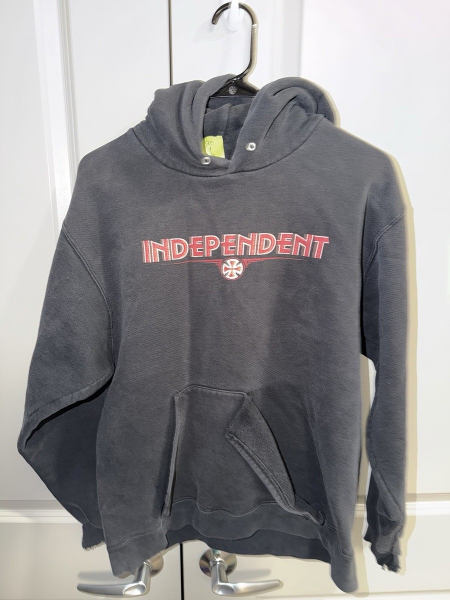 Vintage Distressed Independent Trucks Co Skateboard NHS Tag Hoodie