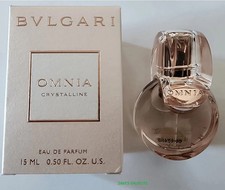 BVLGARI OMNIA CRYSTALLINE EDP 15 ML / 0.5 OZ FOR WOMEN SPRAY MINI NIB 
