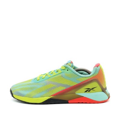 Reebok Herren Nano X1 Sportschuhe Gelb Mehrfarbig Low-Top Trainingsschuhe EU 39