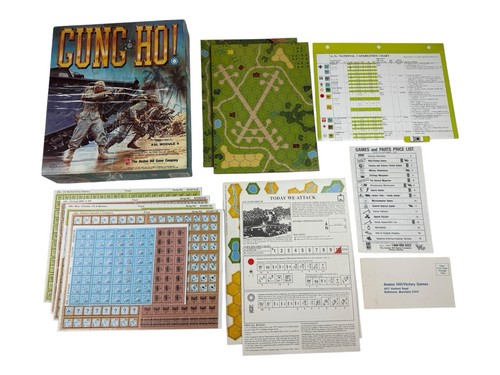 ASL Modul 9 | Gung Ho! | Avalon Hill Unpunched unvollständiges Spiel 8233