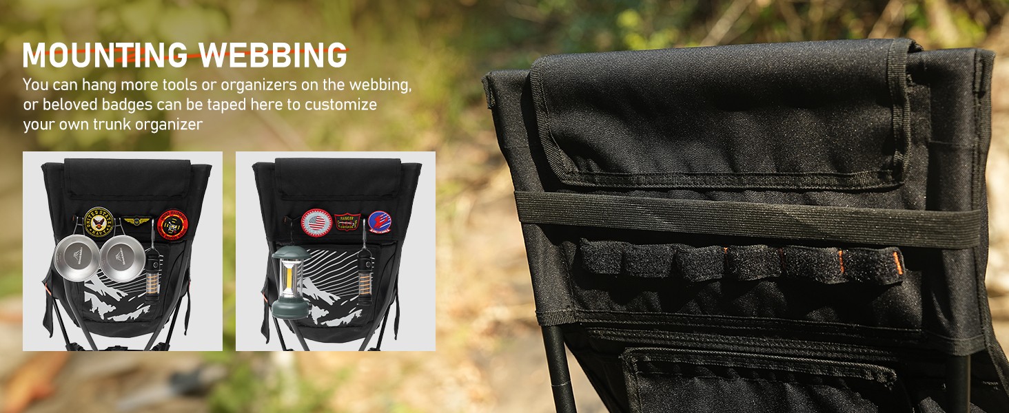 NOVSIGHT Camping Chair Folding Garden Beach Fishing Picnic Adult Child 150KG Max