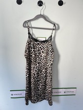 Funky Slip Dress, Leopard Print, Size 8, Mini Dress, 🍃benefits Charity 🍃
