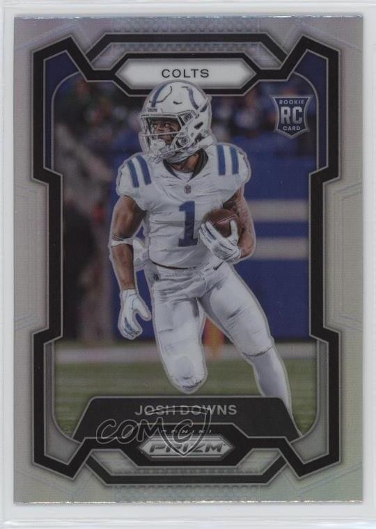 2023 Panini Prizm Rookies Silver Prizm Josh Downs #345 15ik