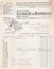 75 PARIS boulangerie ECHALIE BIABAUD 1927