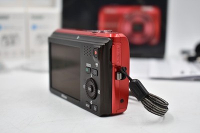Nikon COOLPIX S6300 16.0MP Digital Camera Red Complete - FULLY