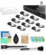 10PCS USB-C Dust Plugs with Cleaning Kit, Anti-Lost Port Protectors