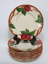 Franciscan Apple Coronado California Backstamp 9 Bread/Dessert Plates EUC