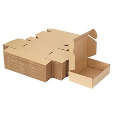 HORLIMER 50 Pack 7x5x2 Inch Small Cardboard Boxes for Posting (17.8x12.7x5.1cm)