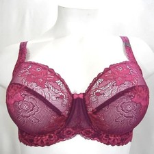 40G Paramour by Felina Madison UW Bra Grape Wine NWT