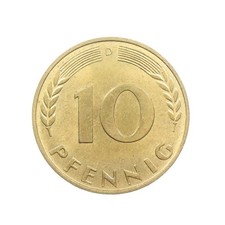 BRD 10 Pfennig 1950 D | Erhaltung!!!