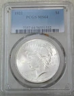 1922 Peace Silver Dollar PCGS MS64 Frosty Just Graded New Holder #L300A
