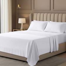 Queen Size Sheet Set   4 Piece Luxury Hotel Sheets, Deep Pocket Soft  Breathabl