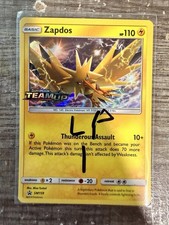 Pokemon TCG Zapdos Holo Rare Team Up Stamp SM - Team Up SM159 LP1 on eBay
