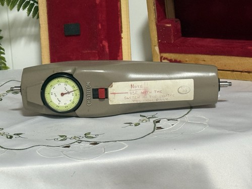 JOHN CHATILLON AND SONS MECHANICAL FORCE GAUGE SCALE IN BOX - Picture 3 of 22