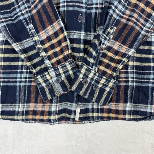 Woolrich Damen Gr. XS Pemberton blau kariert Flanell Langarm Hemd mit Knopfleiste - Bild 4 von 8