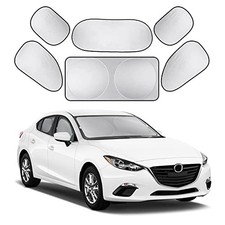 Car Window Shade, 6Pack Set Auto Sun Shades for Side Window 59.5"x27.6"/6PCS