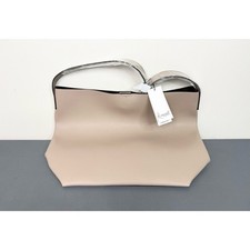 K. Carroll Accessories Tote Taupe Vegan Leather 17x13 NWT