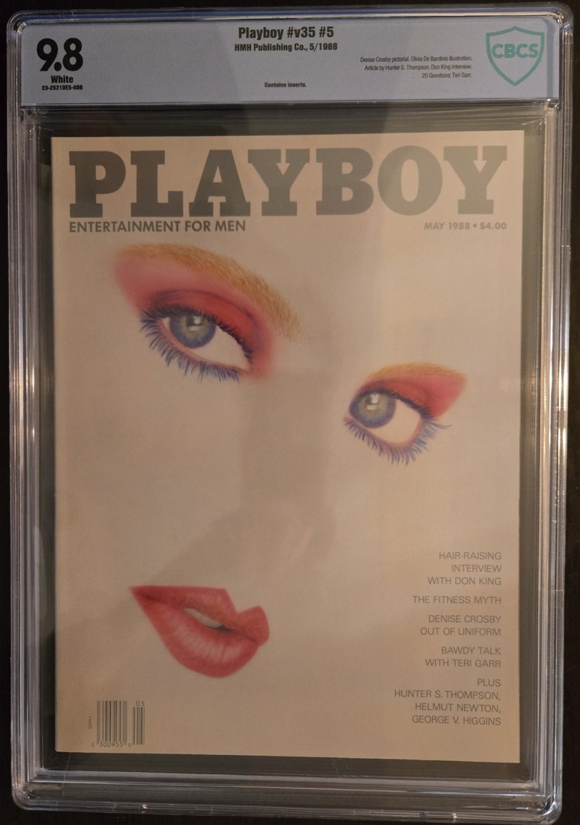 Playboy Magazine May 1988 V35 #5 CBCS 9.8 NM+/MT Denise Crosby