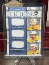 2024-25 Upper Deck The Cup Trios Patches Stamkos Forsberg Marchessault 17 /49 SP