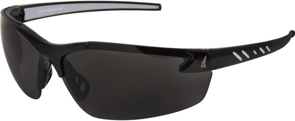 Edge Eyewear DZ116-G2 Zorge G2 Smoke Safety Glasses Wrap-Around One Size