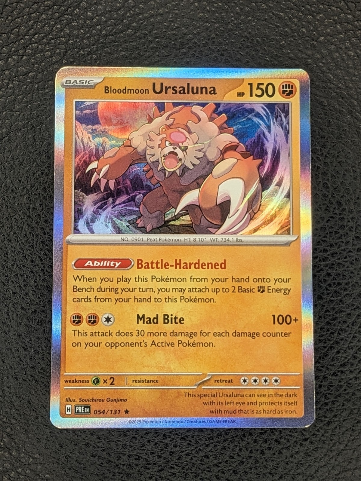 Pokémon TCG - Bloodmoon Ursaluna 54/131 - Prismatic Evolutions - Holo Rare - NM