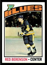 1976-77 Topps Red Berenson #236 - St. Louis Blues - NM+