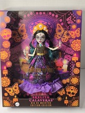 2023 Monster High Howliday Skelita Calaveras Dia de Muertos  Fashion Doll New