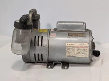 Gast 1023-V120-G608X rotary vacuum pump GE 3/4HP 115/230V 1725 RPM w/filters