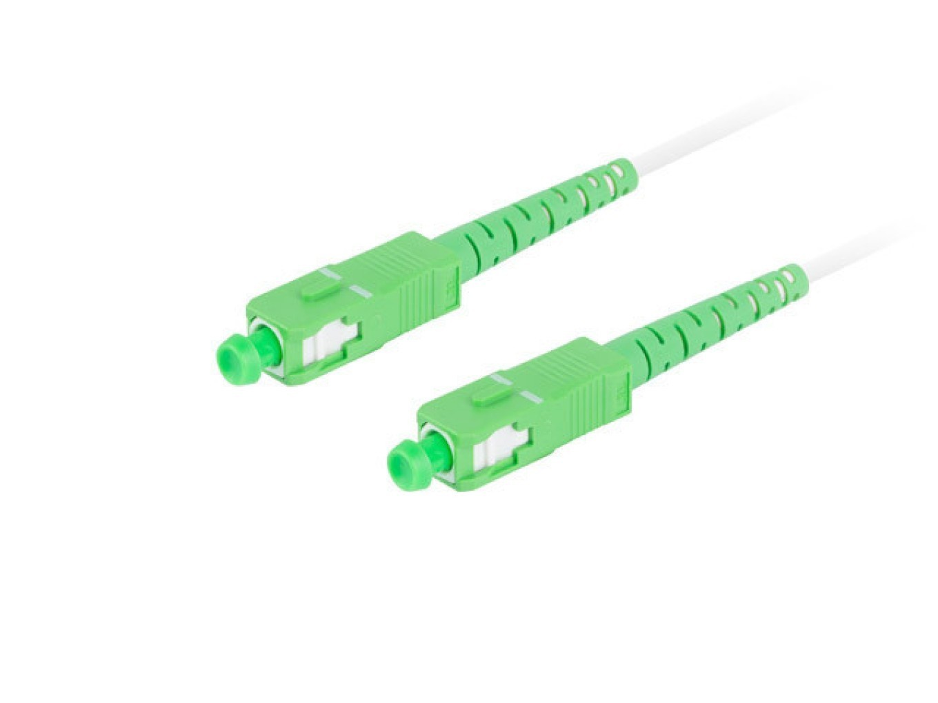 Lanberg Weiß Sm Sc/Apc-Sc/Apc Simplex-Glasfaser-Patchkabel 3,0 Mm G657b3 5 M - Bild 3
