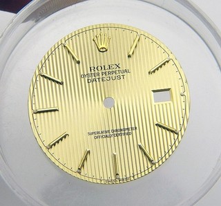 Vintage Genuine Rolex Datejust 36mm 16013 16233 Champagne Gold Tapestry Dial