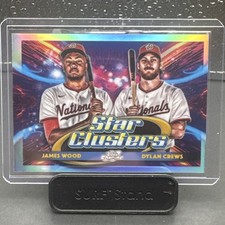 2025 Topps Cosmic Chrome James Wood & Dylan Crews Star Clusters #DSC-8 Nationals