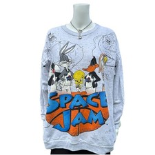 Vintage Space Jam Sweatshirt Looney Tunes 1996 Mens Size X-Large