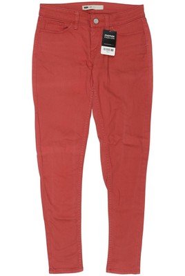 Levis Jeans Damen Hose Denim Jeanshose Gr. W27 Baumwolle Rot #tdg5rci