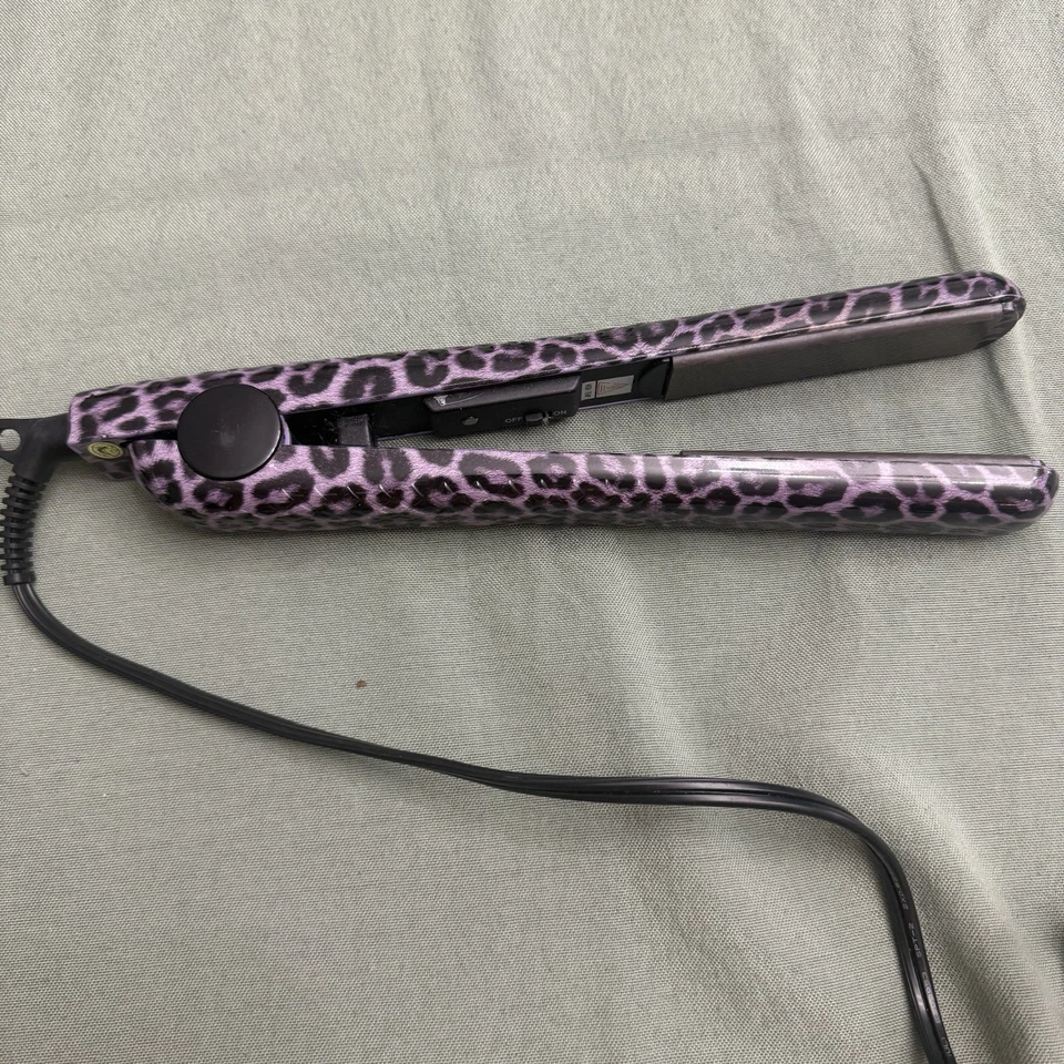 Herstyler Colorful Season 7 陶瓷扁铁直发器紫色豹纹 — 第 3/3 张图片