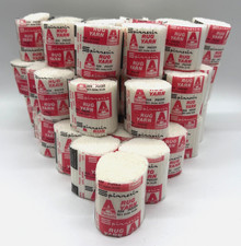 Set of 50 Spinnerin 7000 White 324pcs Latch Hook Rug Yarn 100 Acrylic