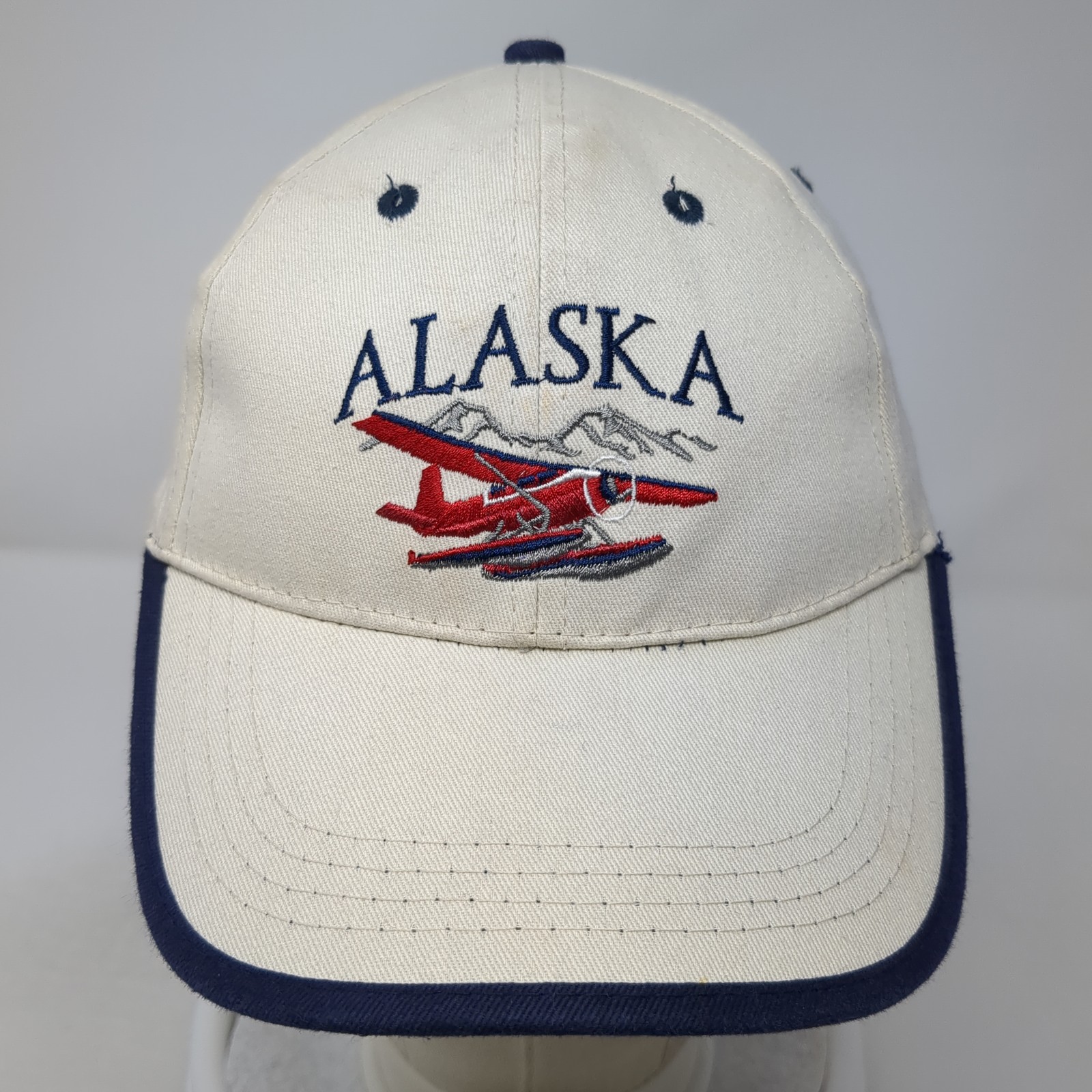 Alaska Strapback Baseball Cap Beige OS Adjustable… - image 2