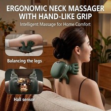 The Handiva Massager With Heat Neck Massagers, Deep Tissue 3D Kneading Shiatsu