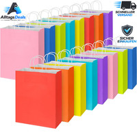 Papier-PartytüTen 8 Farben GeschenktüTen Mit Griffen 33X26X13Cm 16 StüCk Kinder
