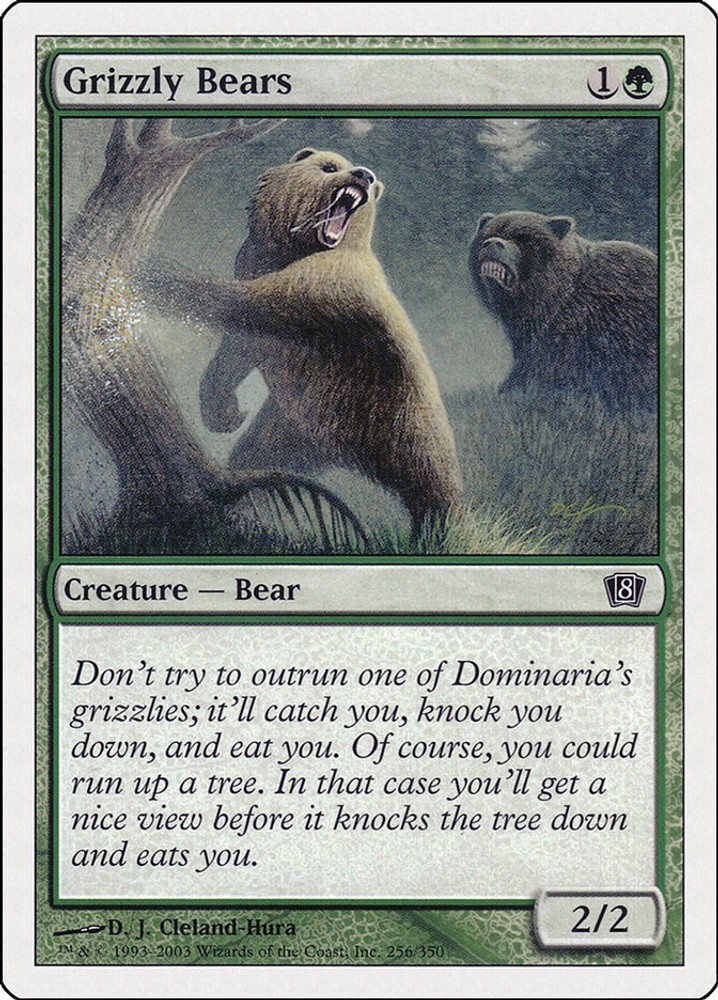 NM - Grizzly Bears 8ED - 256 8th Edition