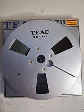 Original 7" Teac RE-711 Aluminum Metal Take Up Reel With Original Box