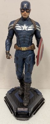 Queen Studios 1/4 Scale Marvel Captain America Full Set Resin Statue Figure