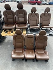 2018 Volvo Xc90 Driver Left Right Front Rear Set Of Seats Brown Leather