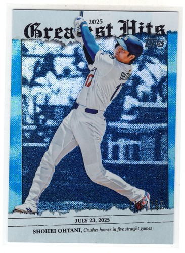 2026 Topps Greatest Hits #GH-17 Shohei Ohtani Dodgers
