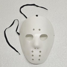 Vintage 1987 Jason Hockey Mask Friday The 13th Rubies Costume Horror Mask