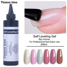 200ML Self Leveling Gel Nail Polish Refill Bulk Bottle Semi Permanent UV/LED Gel